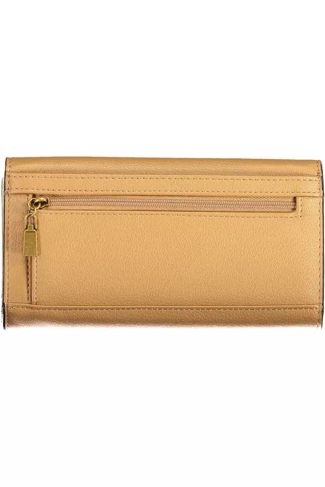 Guess Jeans Elegant Beige Polyethylene Women's Wallet Guess Jeans