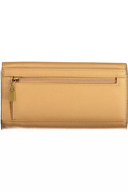 Guess Jeans Elegant Beige Polyethylene Women's Wallet Guess Jeans