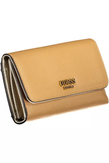 Guess Jeans Elegant Beige Polyethylene Women's Wallet Guess Jeans