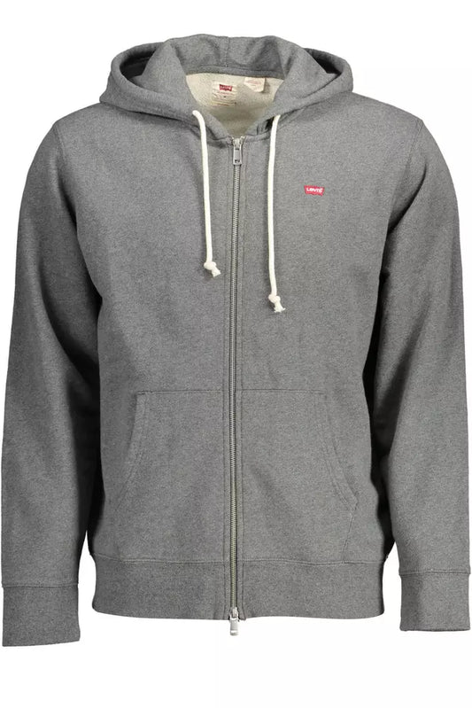 Levi's Classic Gray Zip Hoodie with Logo Levi's