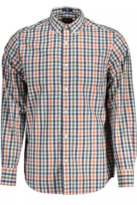 Gant Elegant Green Button-Down Men's Shirt Gant