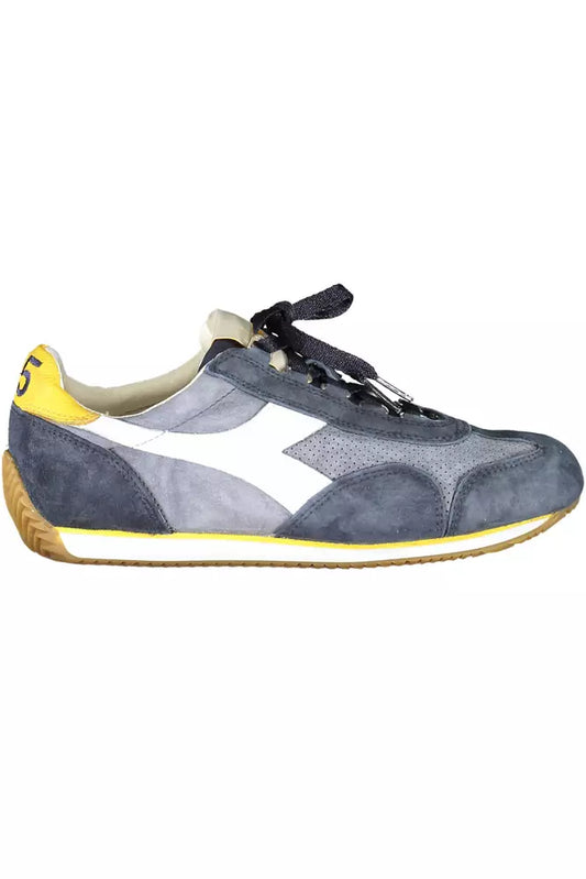 Diadora Contemporary Blue Lace-Up Sports Sneakers Diadora