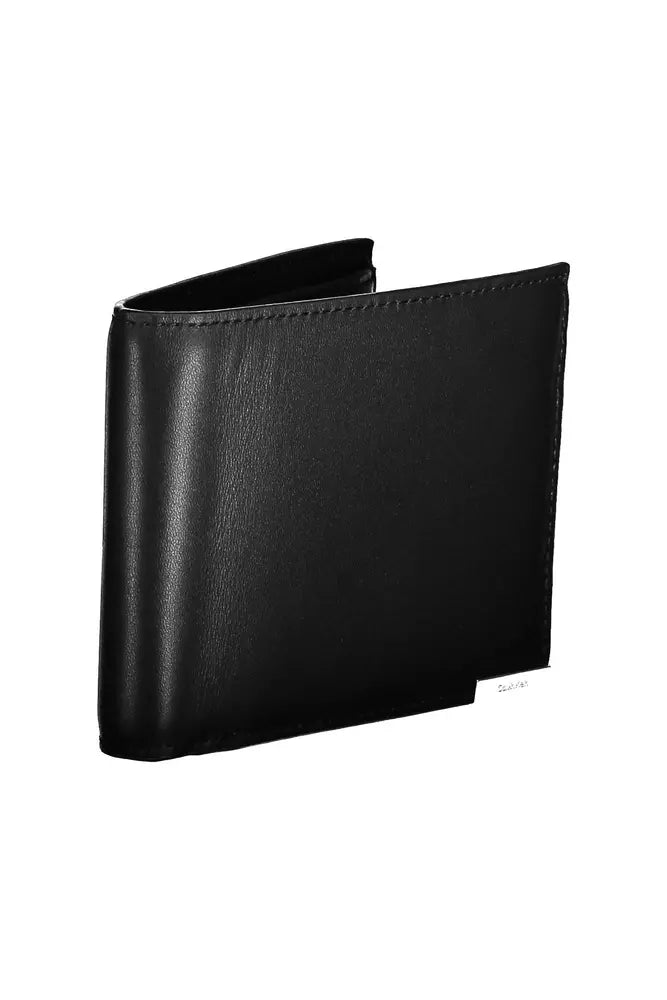 Calvin Klein Black Leather Men Wallet