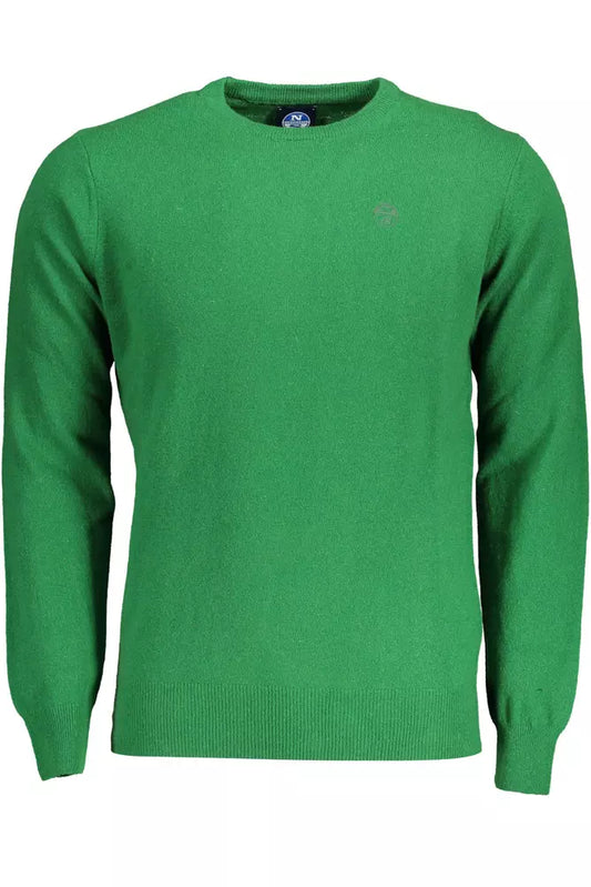 North Sails Chic Green Wool-Blend Sweater for Men North Sails