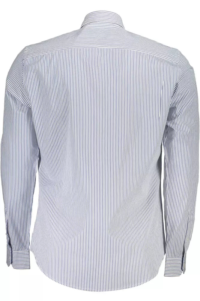 Harmont & Blaine Elegant White Organic Cotton Shirt for Men Harmont & Blaine