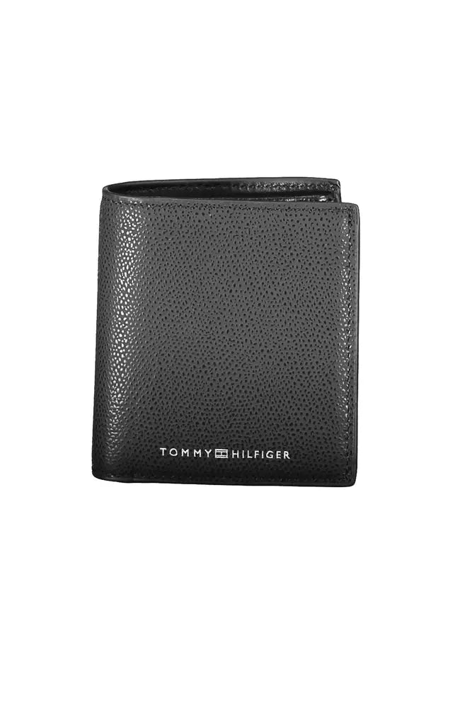 Tommy Hilfiger Black Leather Men Wallet