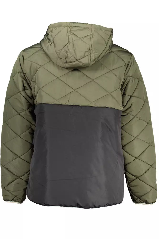 Vans Classic Green Hooded Jacket with Logo Accent Vans