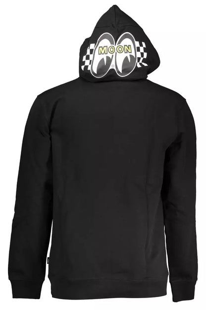 Vans Sleek Black Hooded Long-Sleeve Sweatshirt Vans