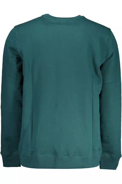 Vans Green Logo Print Round Neck Sweatshirt Vans