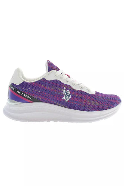 U.S. POLO ASSN. Elegant Purple Lace-up Sneakers U.S. POLO ASSN.