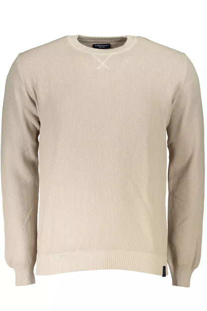 North Sails Chic Beige Organic Cotton Sweater North Sails