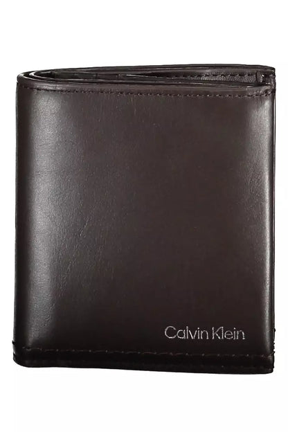 Calvin Klein Brown Leather Men Wallet