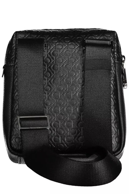 Calvin Klein Black Polyester Men Shoulder Bag