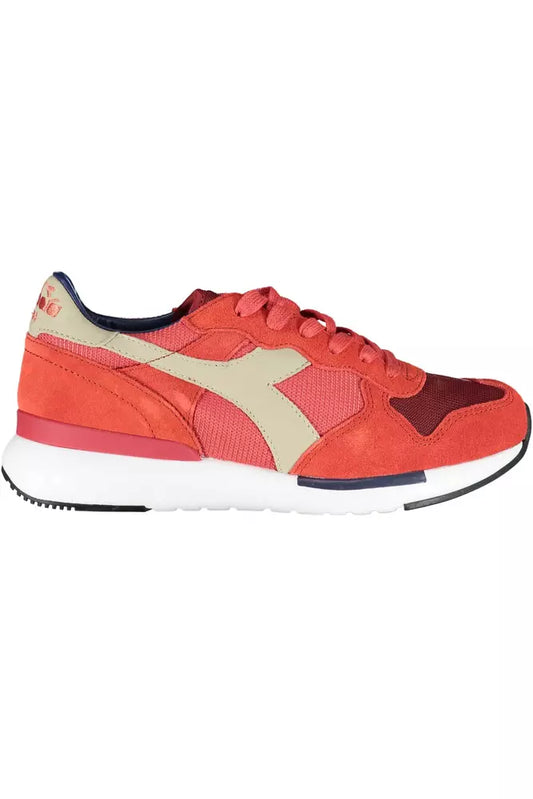 Diadora Powder Pink Leather Blend Sneakers Diadora