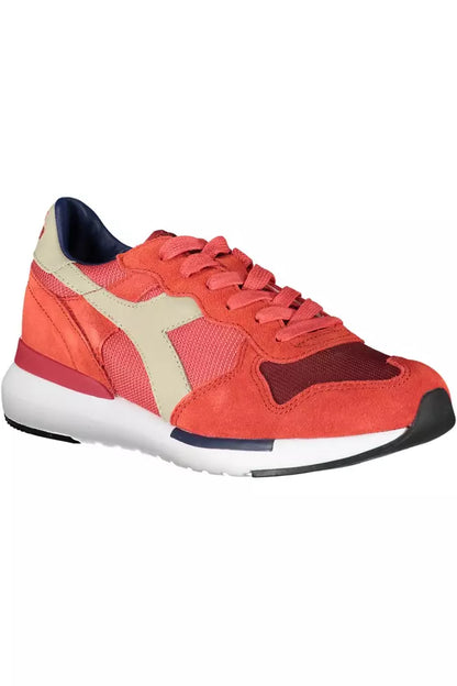 Diadora Powder Pink Leather Blend Sneakers Diadora