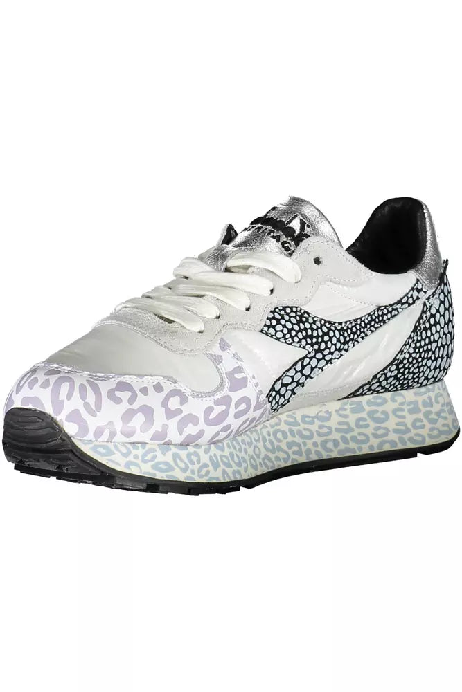 Diadora Chic White Contrast Sole Sneakers Diadora