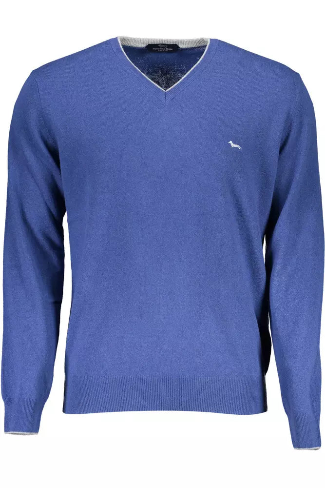 Harmont & Blaine Dapper V-Neck Sweater with Contrasting Details Harmont & Blaine