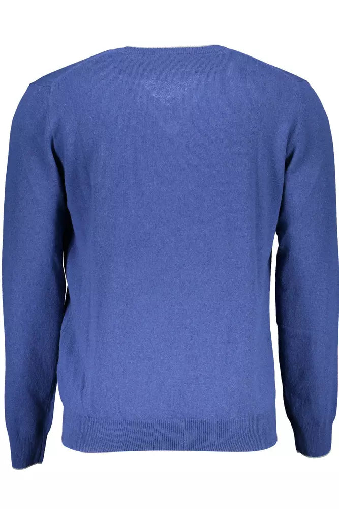 Harmont & Blaine Dapper V-Neck Sweater with Contrasting Details Harmont & Blaine