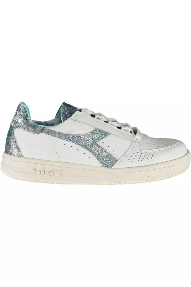 Diadora Chic Contrasting Lace-Up Sports Sneakers Diadora