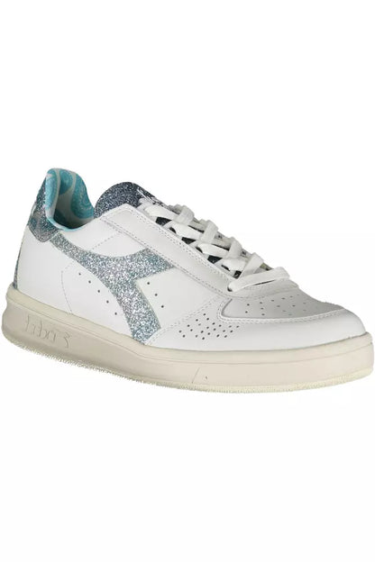 Diadora Chic Contrasting Lace-Up Sports Sneakers Diadora