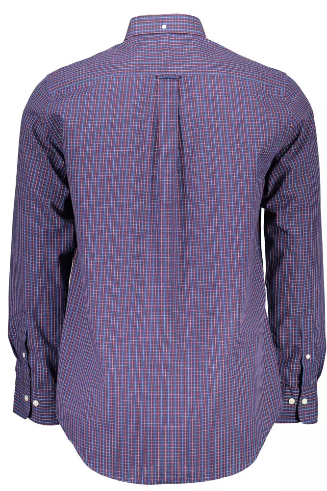 Gant Elegant Blue Regular Fit Long Sleeve Shirt Gant