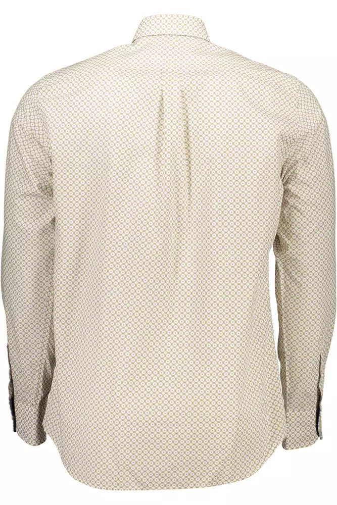 Harmont & Blaine Elegant White Cotton Long Sleeve Shirt Harmont & Blaine