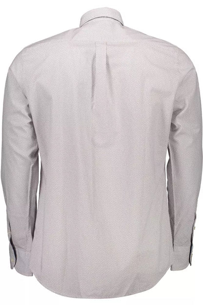 Harmont & Blaine Elegant White Cotton Long Sleeve Shirt Harmont & Blaine