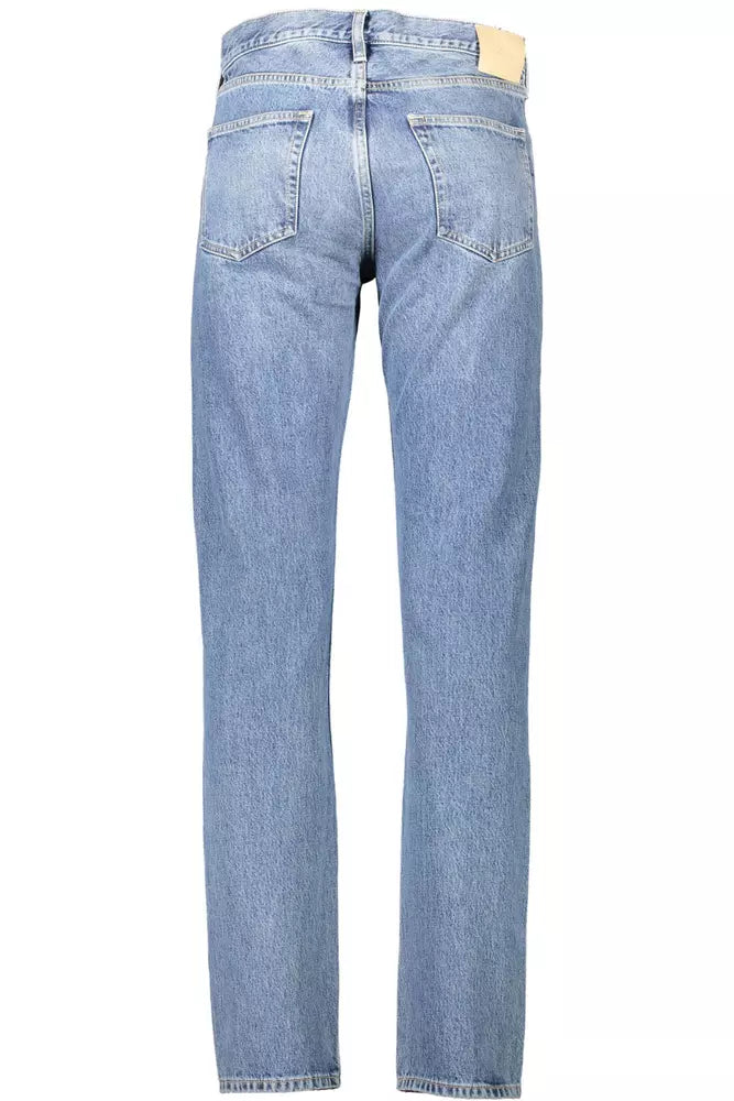 Gant Light Blue Cotton Classic 5-Pocket Jeans Gant