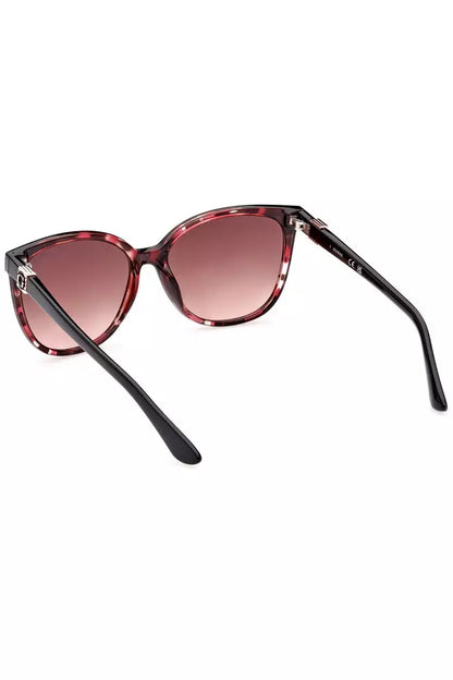 Guess Jeans Chic Square Frame Sunglasses with Contrast Details Guess Jeans