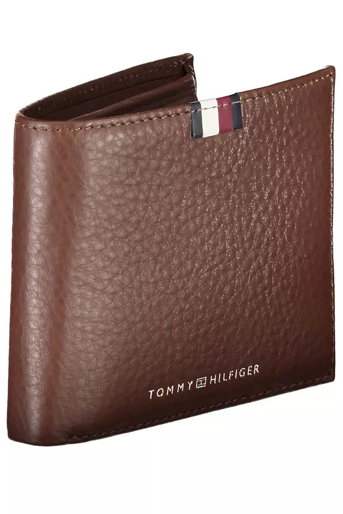 Tommy Hilfiger Brown Leather Men Wallet