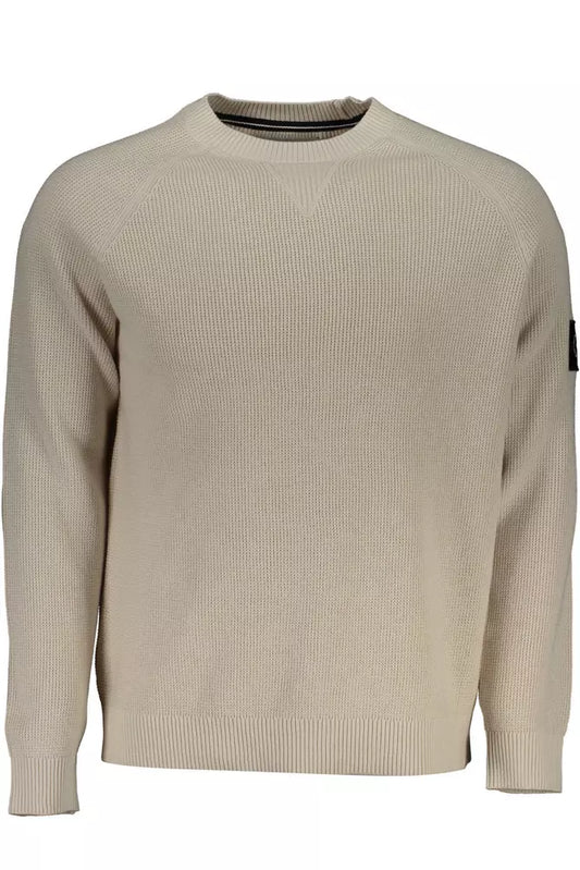 Calvin Klein Beige Cotton Men Sweater