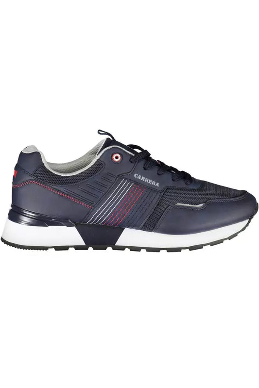 Carrera Sleek Contrasting Blue Sneakers with Logo Detail Carrera