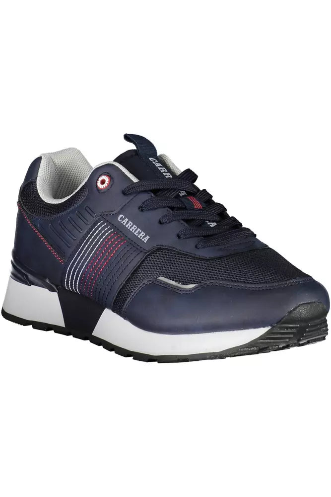 Carrera Sleek Contrasting Blue Sneakers with Logo Detail Carrera