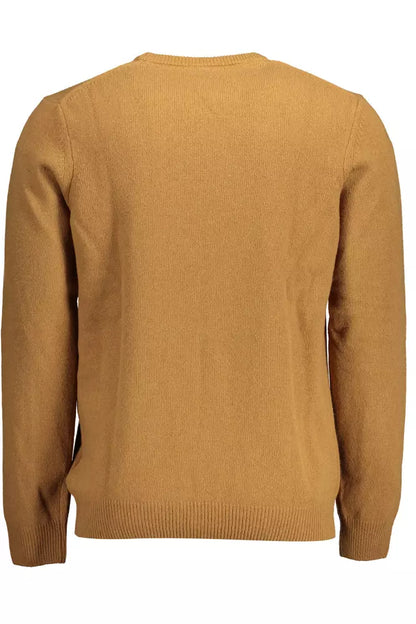 Lyle & Scott Classic Wool Blend Brown Sweater Lyle & Scott