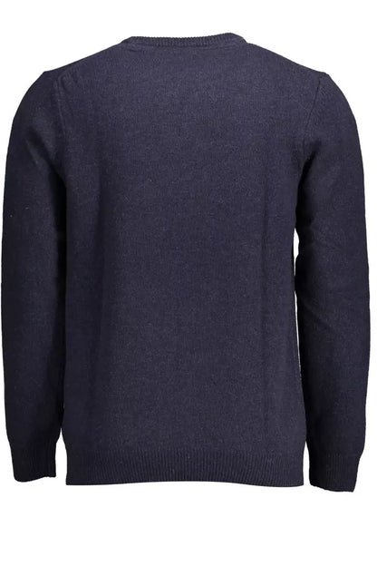 Lyle & Scott Classic Blue Wool Blend Sweater Lyle & Scott