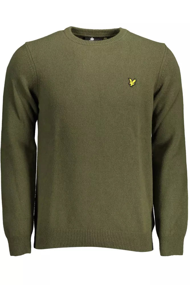 Lyle & Scott Elegant Green Wool Blend Sweater Lyle & Scott