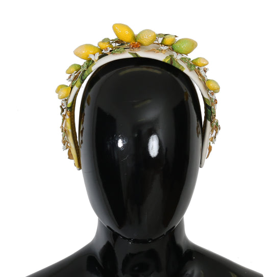 Dolce & Gabbana Sicilian Lemon Crystal Diadem Tiara Dolce & Gabbana