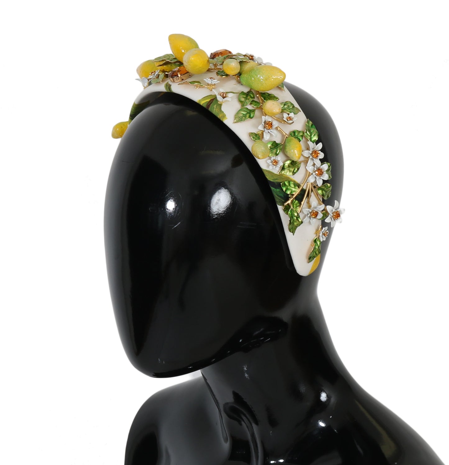 Dolce & Gabbana Sicilian Lemon Crystal Diadem Tiara Dolce & Gabbana