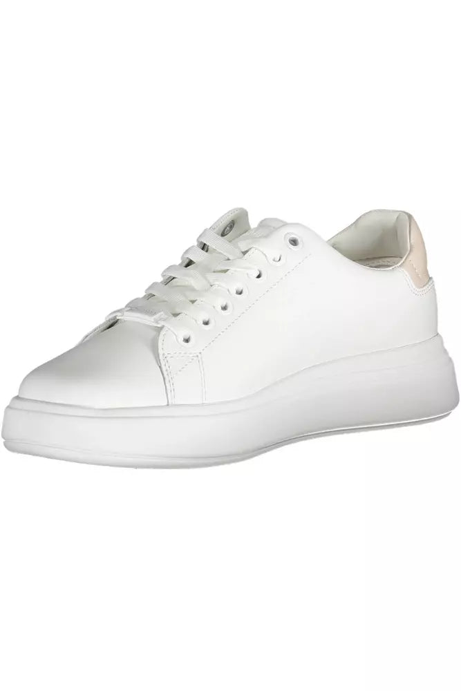 Calvin Klein White Leather Women Sneaker