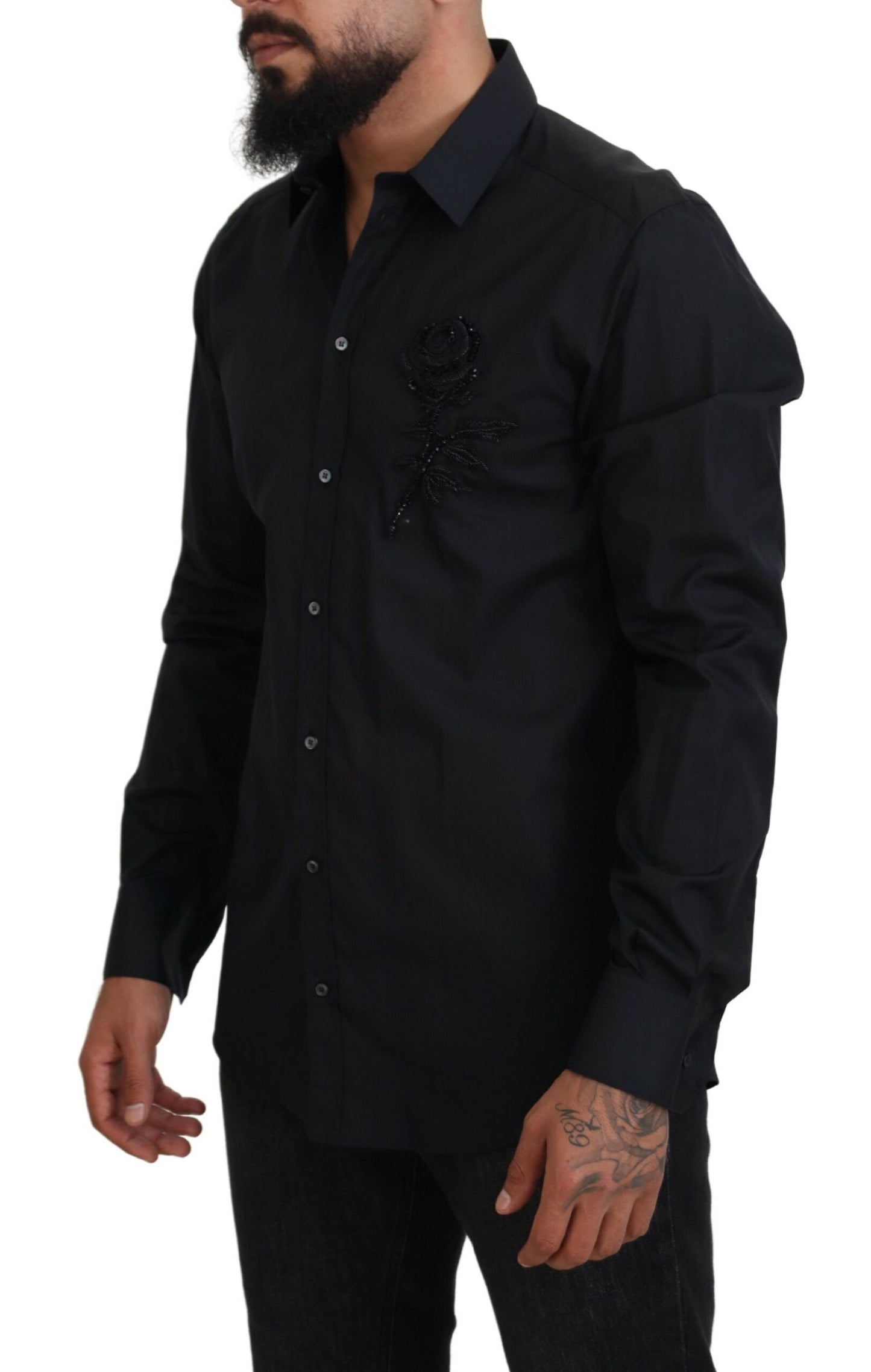 Dolce & Gabbana Elegant Slim Fit Formal Dress Shirt Dolce & Gabbana