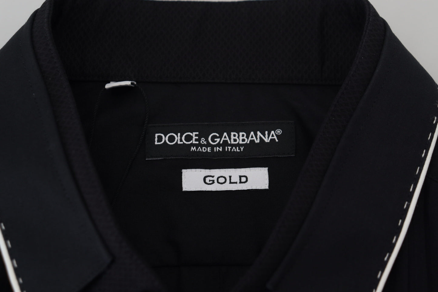 Dolce & Gabbana Elegant Slim Fit Tuxedo Dress Shirt Dolce & Gabbana