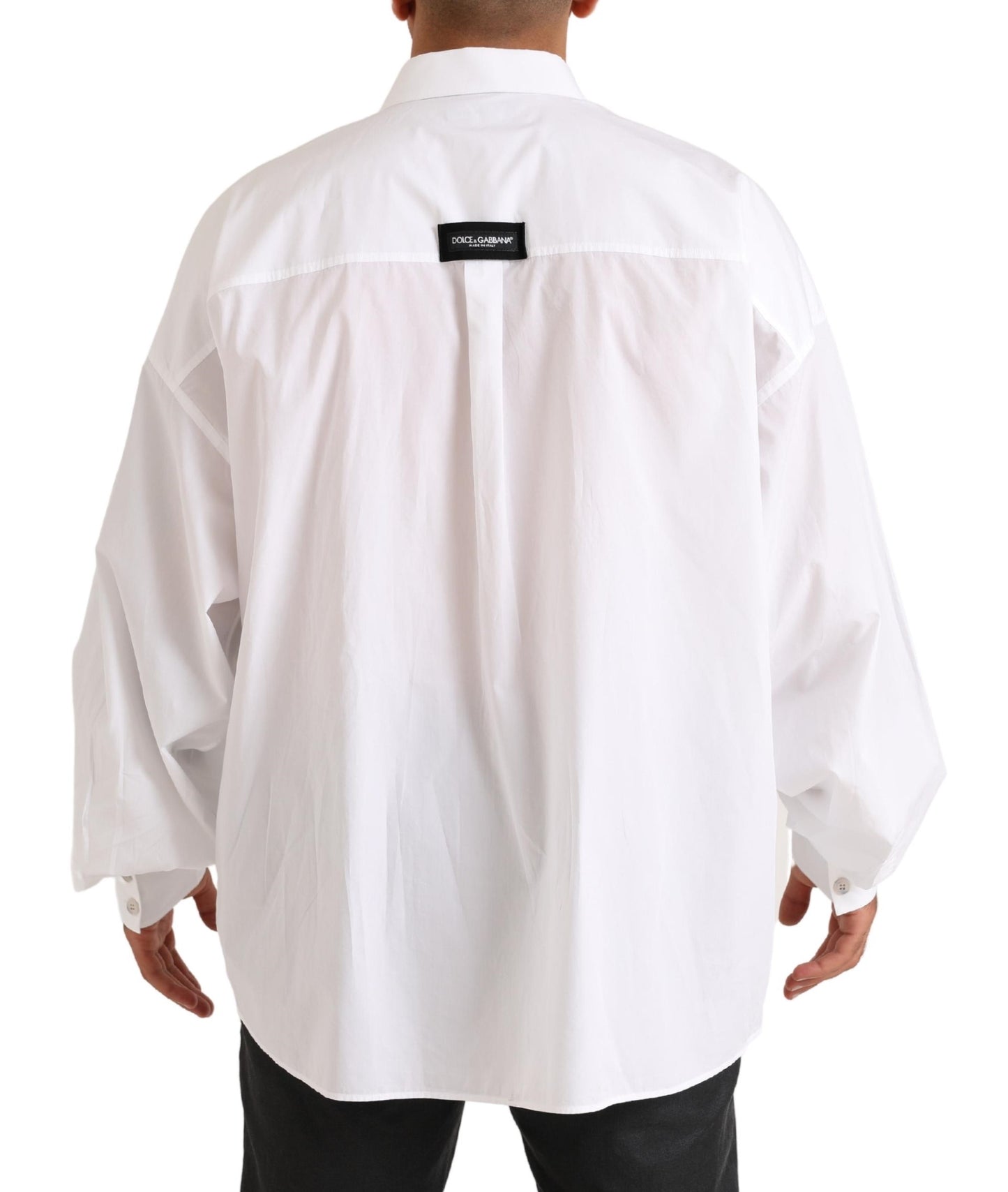 Dolce & Gabbana Elegant White Cotton Formal Shirt Dolce & Gabbana