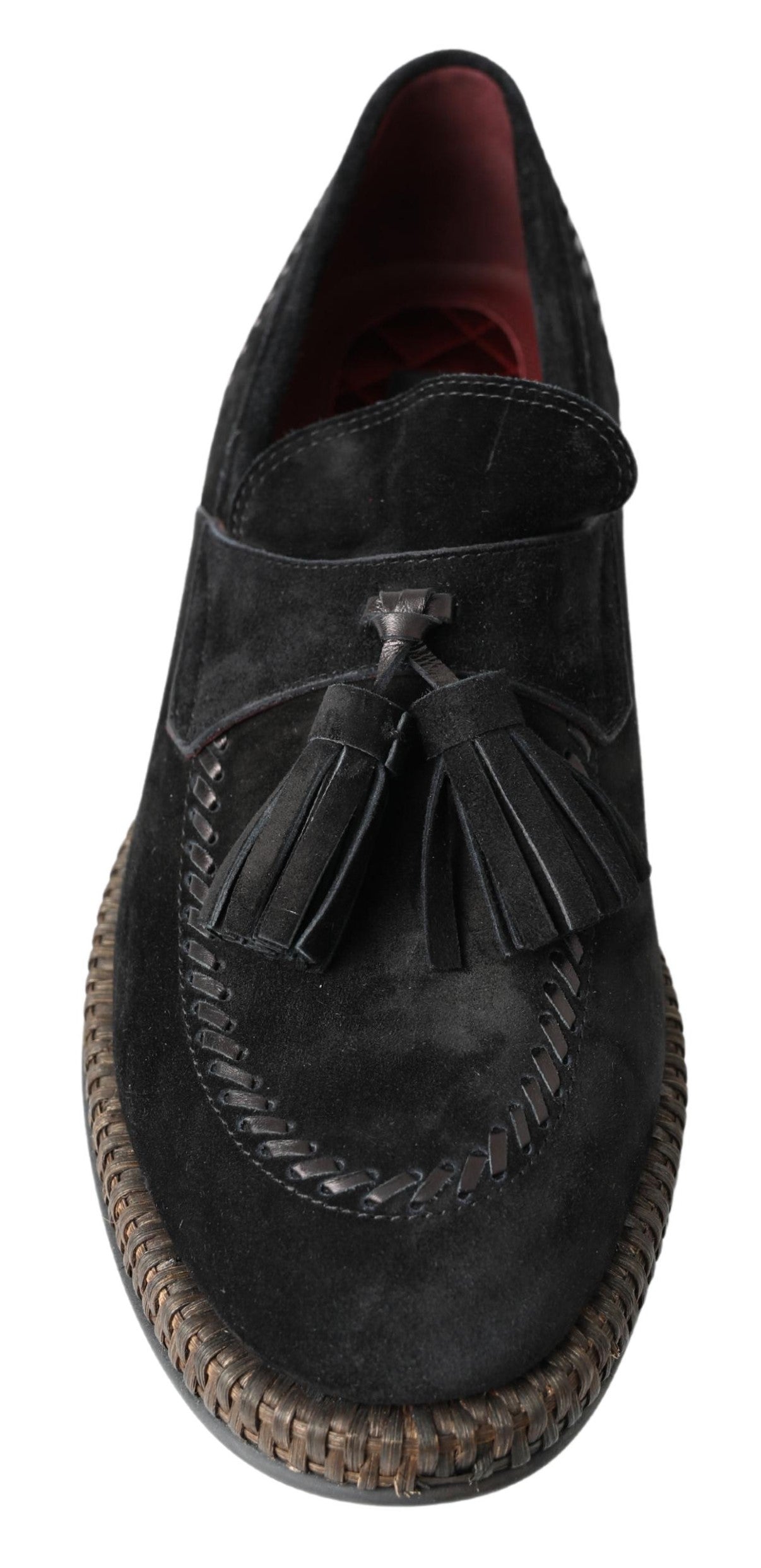 Dolce & Gabbana Elegant Black Suede Espadrilles Sneakers Dolce & Gabbana