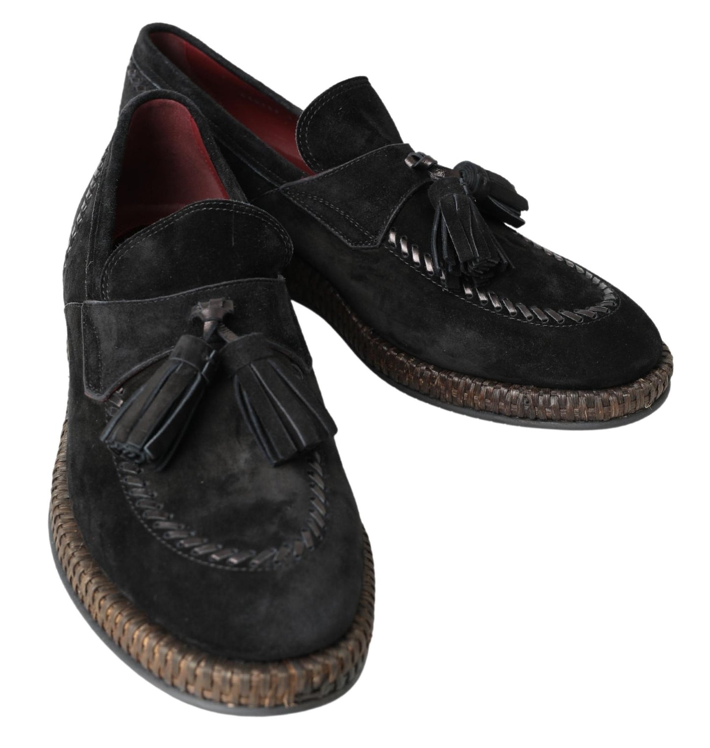 Dolce & Gabbana Elegant Black Suede Espadrilles Sneakers Dolce & Gabbana