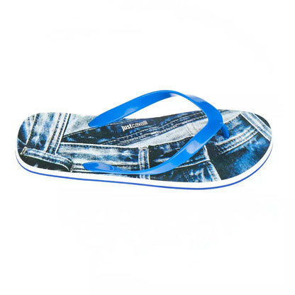 Just Cavalli Light Blue EVA Mens Sandal Just Cavalli