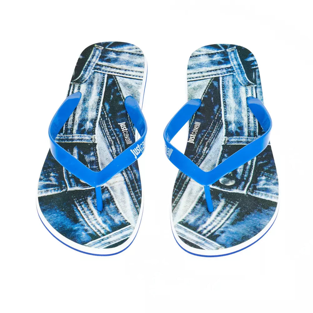 Just Cavalli Light Blue EVA Mens Sandal Just Cavalli