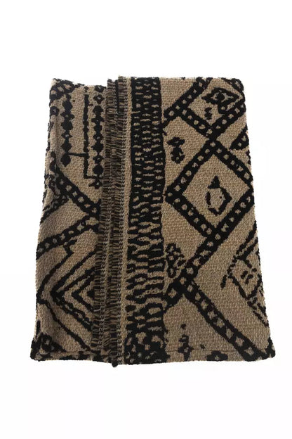 Alpha Studio Brown Acetate Women Scarf Alpha Studio