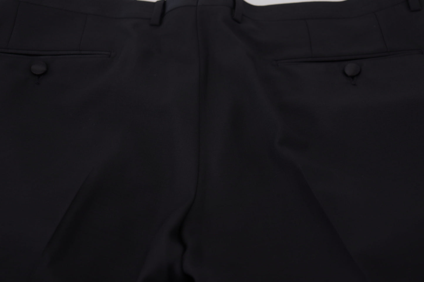 Dolce & Gabbana Elegant Slim Fit Black Dress Trousers Dolce & Gabbana