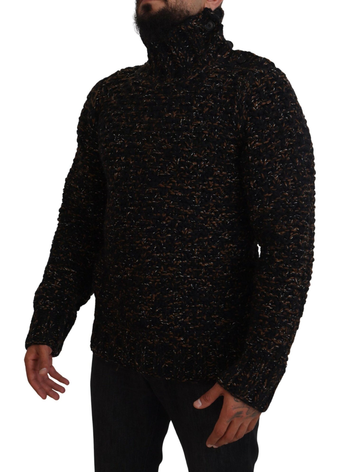 Dolce & Gabbana Elegant Turtleneck Sweater in Luxurious Wool Blend Dolce & Gabbana