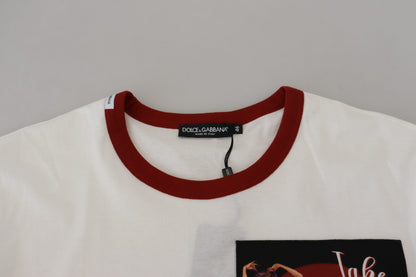 Dolce & Gabbana Elegant White Crewneck Cotton T-Shirt Dolce & Gabbana